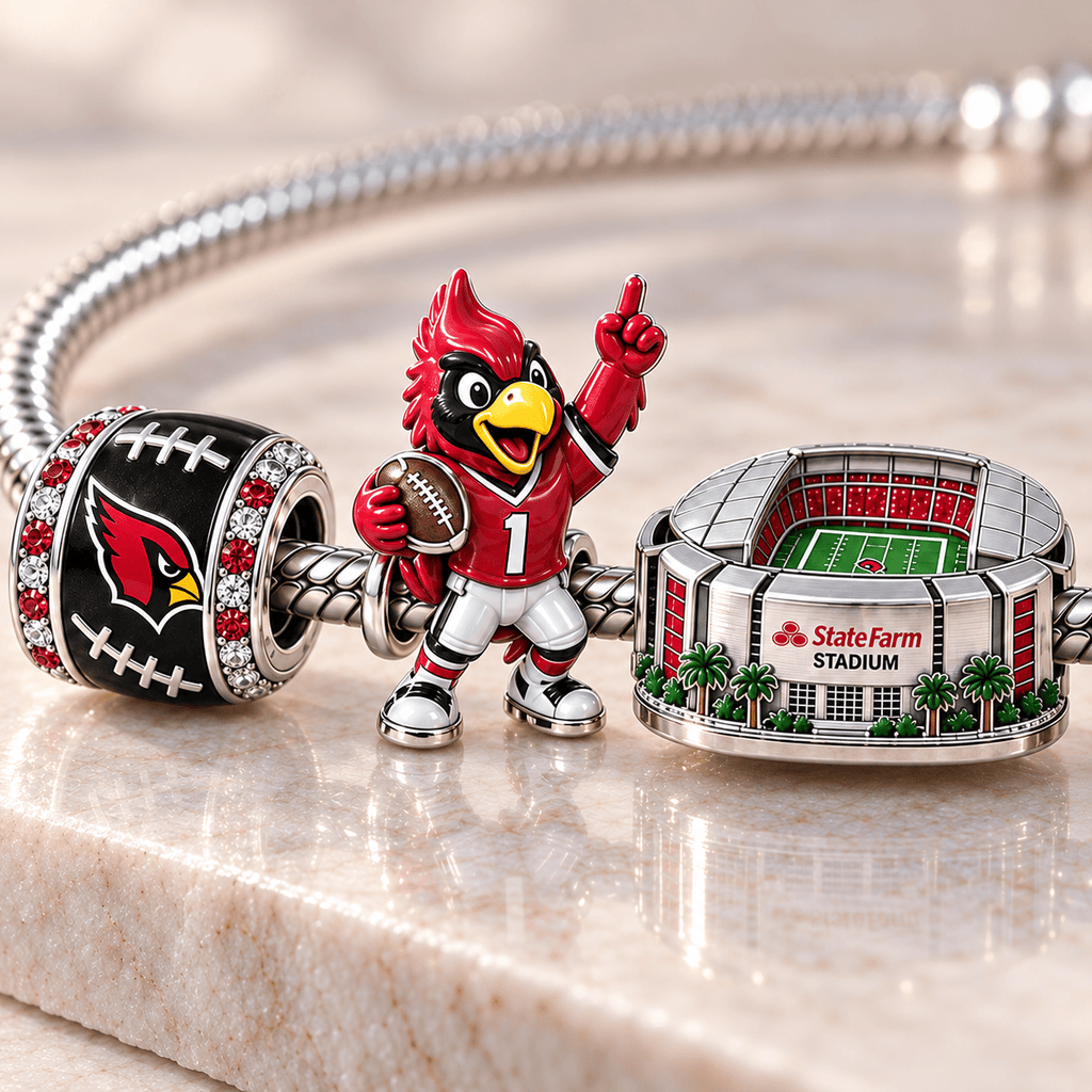 ARCD Silver Charm Bracelet Set HQH