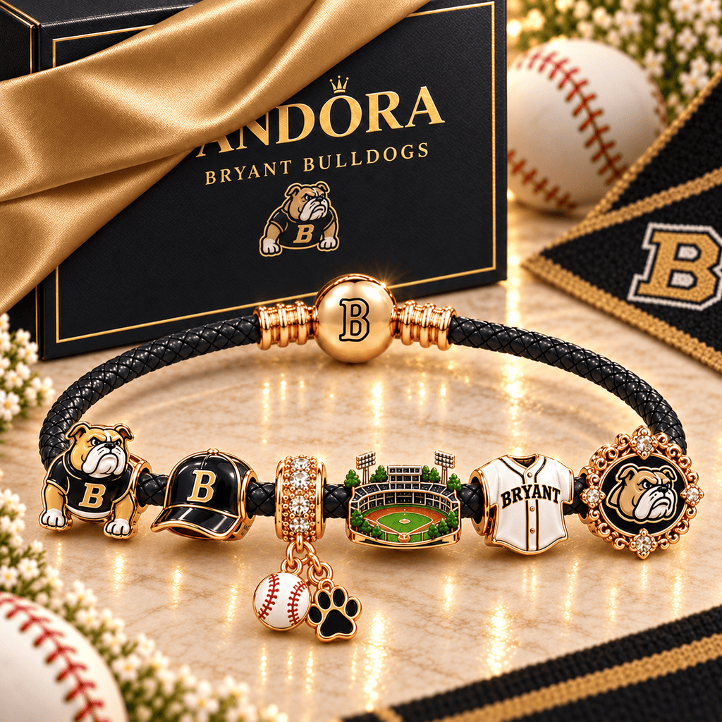 BABD Braided Leather Cord Charm Bracelet Set NHVH